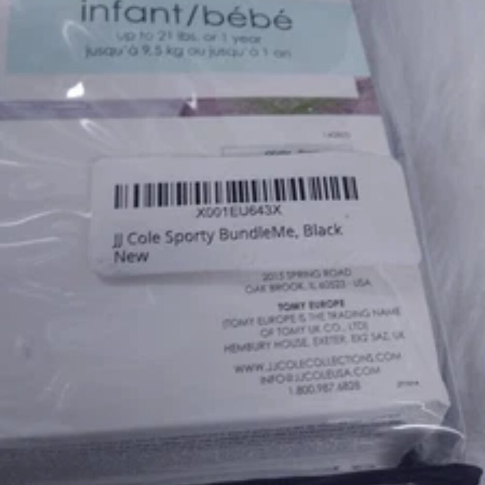 BundleMe Infant Stroller Blanket Cover Black - Picture 7 of 9